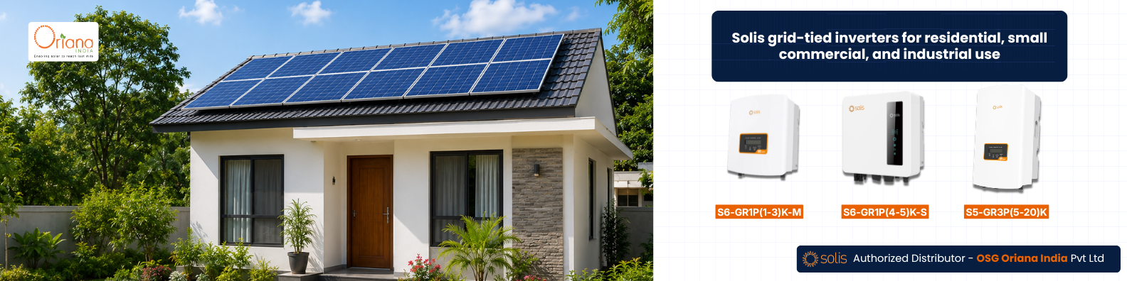 Solis Residential On Grid Inverters for Home OSG Oriana India  Pvt Ltd