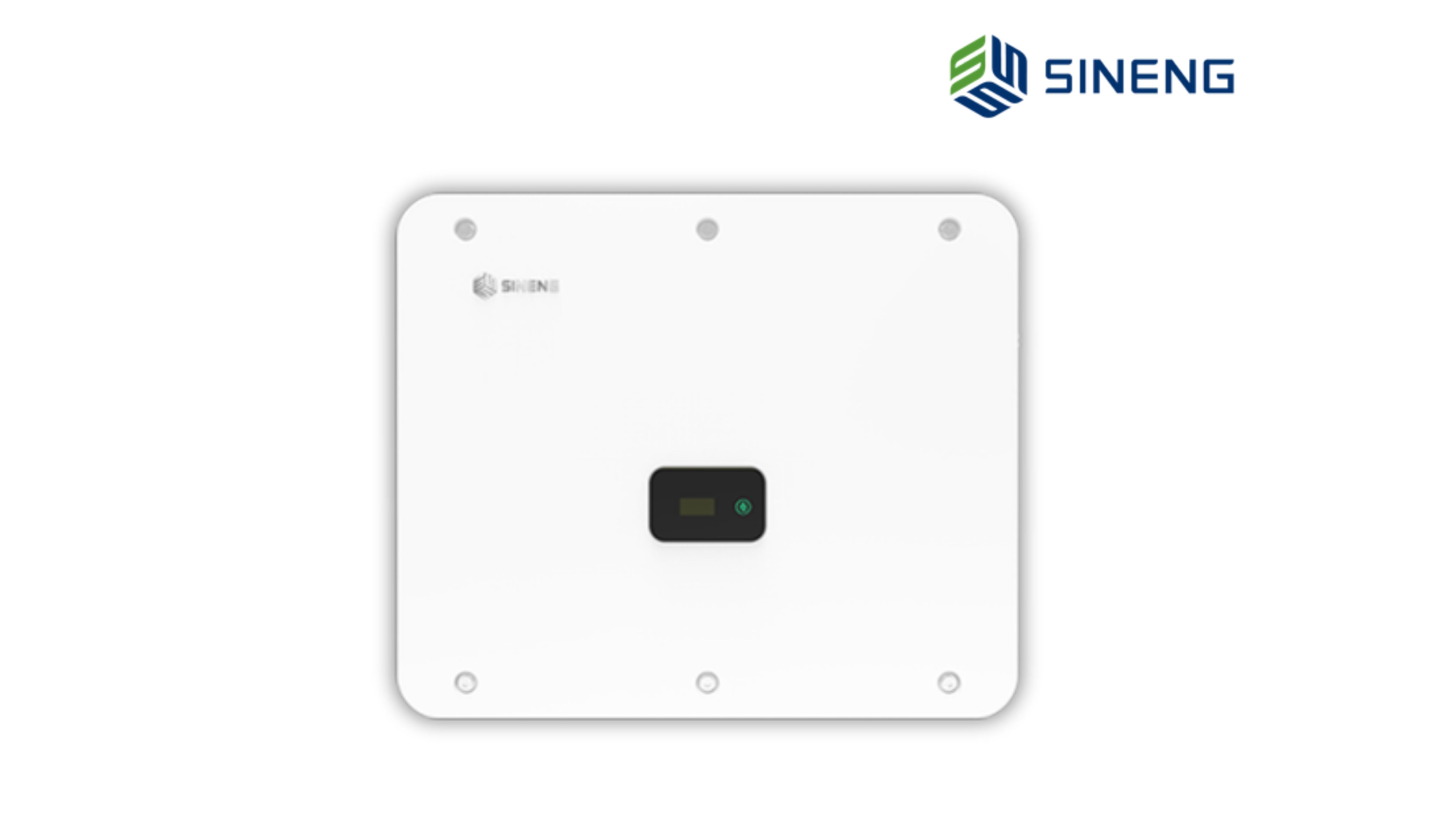 Sineng solar inverter with compact display panel and Sineng logo