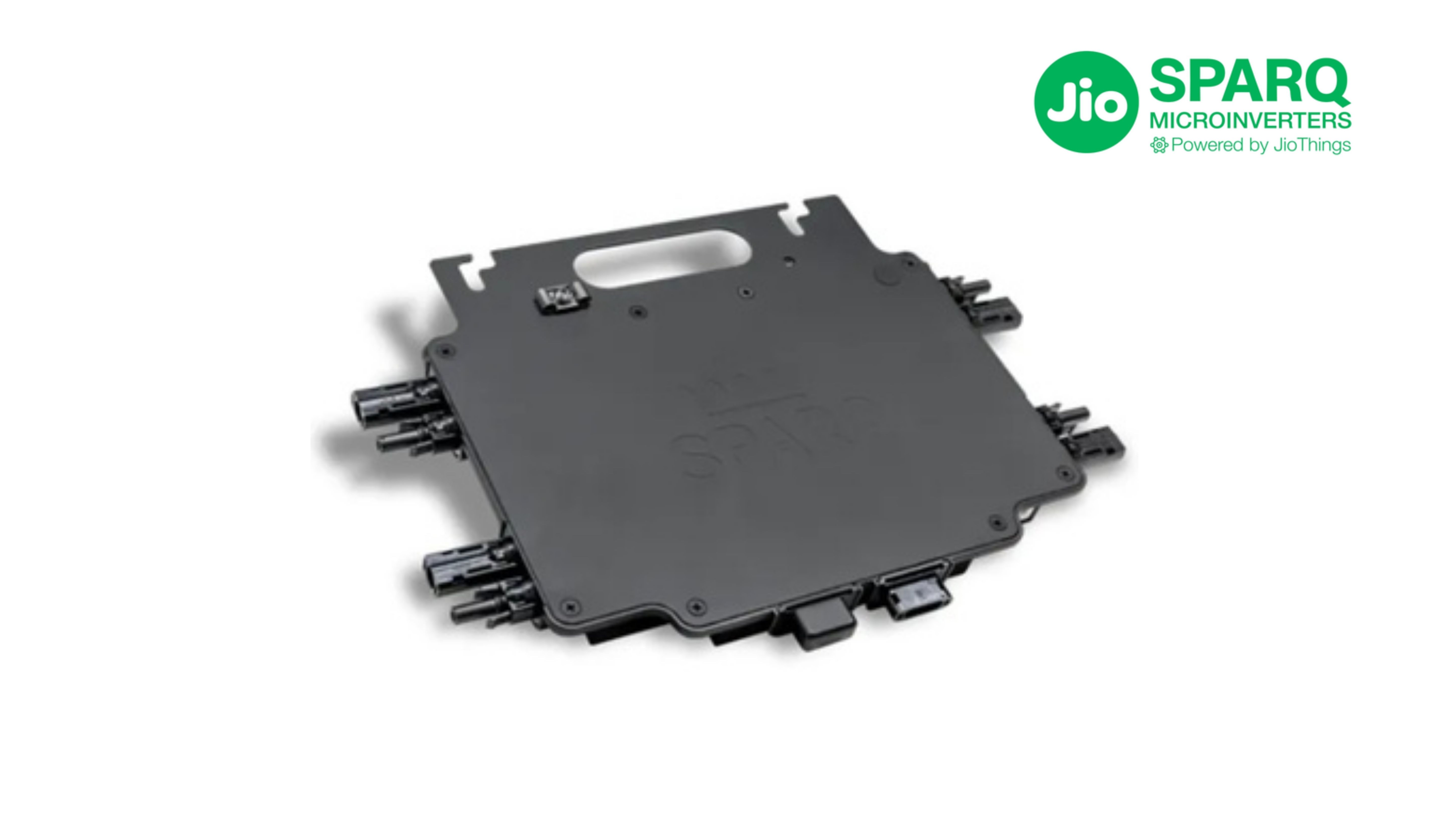 Jio Sparq microinverter powered by JioThings for panel-level solar power conversion