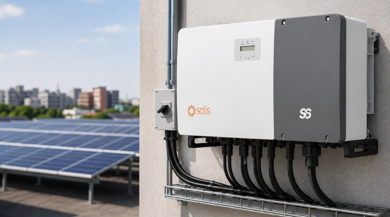 Solis inverters for commercial solar project inverter selection Distributed by OSG Oriana India Across India