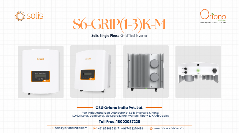 Solis Single Phase Grid-Tied Inverter: S6-GR1P(1-3)K-M