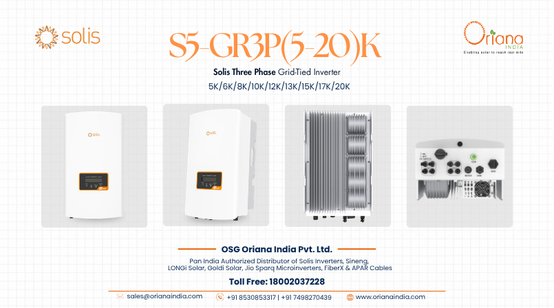 Solis Single Phase Grid-Tied Inverter: S5-GR3P(5-20)K