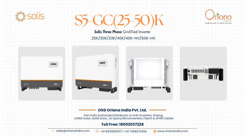 Solis Single Phase Grid-Tied Inverter: S5-GC(25-50)K