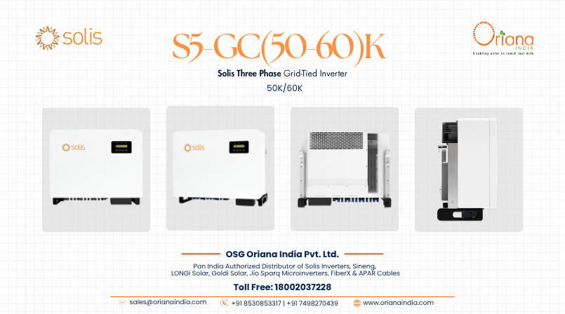 Solis Three Phase Grid-Tied Inverter: S5-GC(50-60)K