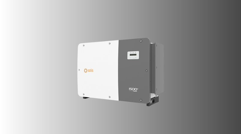Solis-(215-255)K-EHV-5G inverter unit with fuse-free, intelligent redundant fan-cooled design