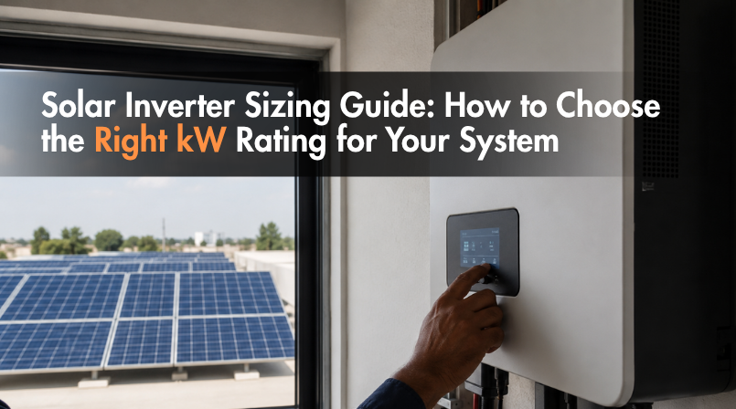 Solar Inverter Sizing Guide: How to Choose the Right kW